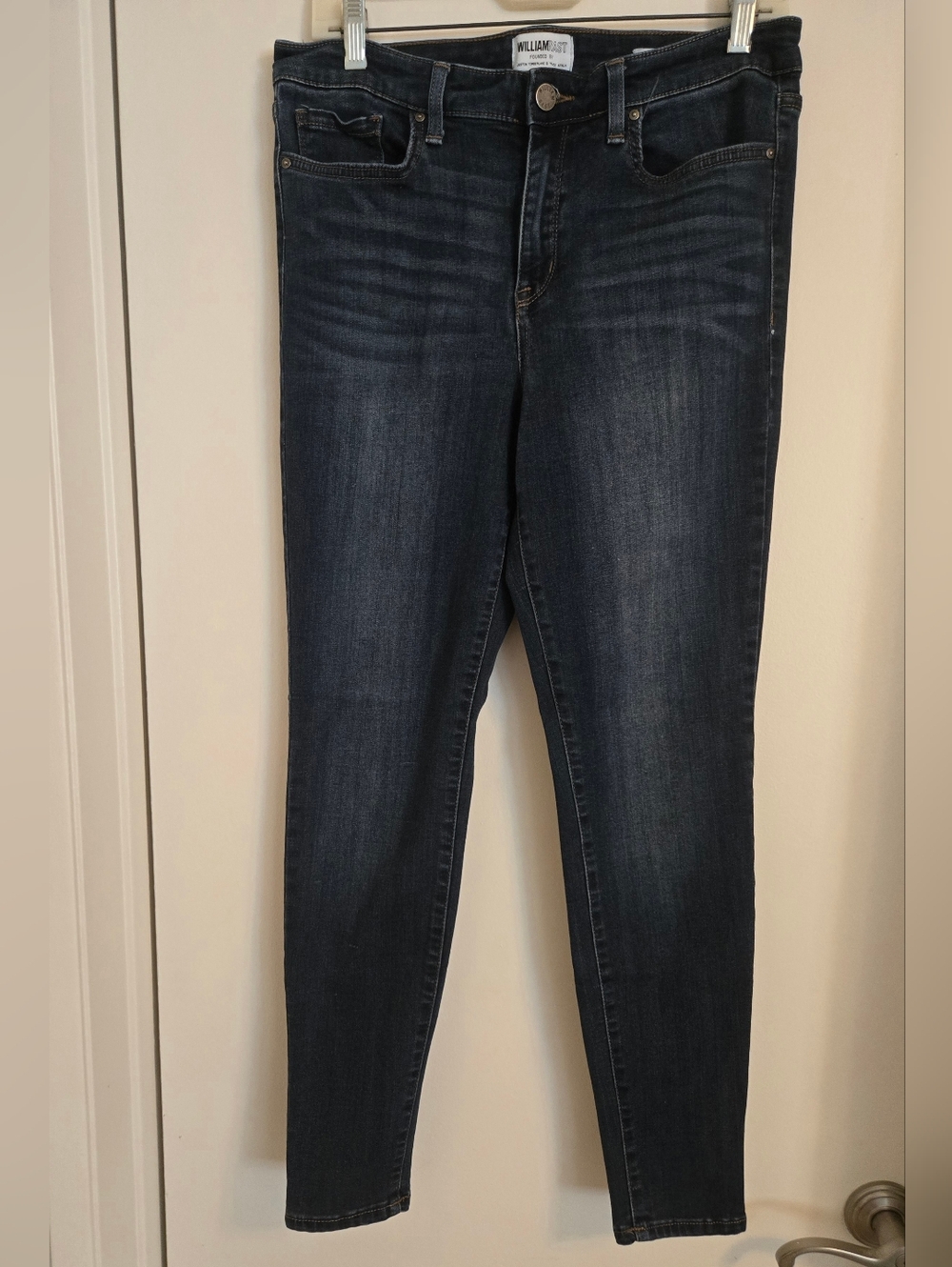 William Rast Perfect Skinny Jeans in Medium Blue Wash - Picture 2 of 5